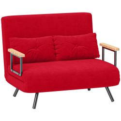 Диван раскладной Homcom 839-835V00RD (Red) Thumb