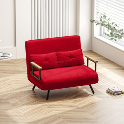 Диван раскладной Homcom 839-835V00RD (Red)