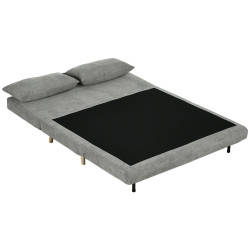 Canapea extensibila Homcom 839-902V00GY (Grey) Thumb