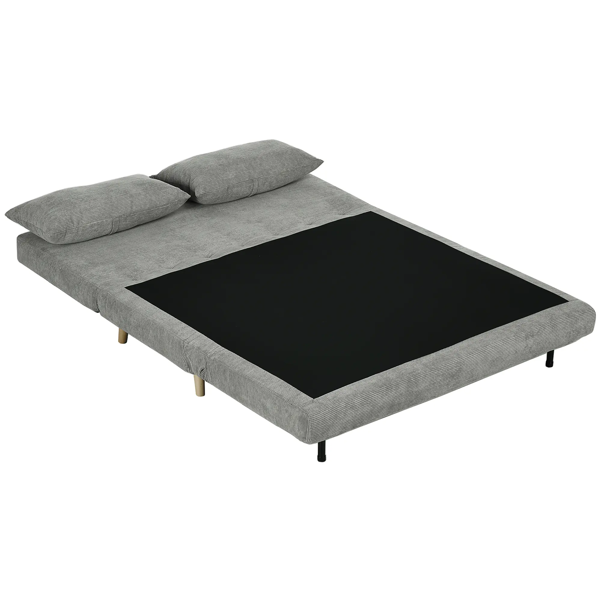Canapea extensibila Homcom 839-902V00GY (Grey) - 3