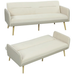 Диван раскладной Homcom 83B-634V00BG (Beige) Thumb