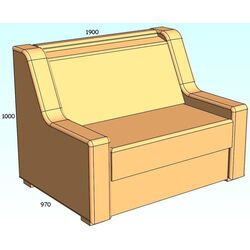 Canapea ICAM Narcis 1 (Brown) Thumb