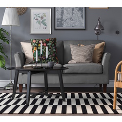 Canapea Ikea Ekholma/Hakebo 2 locuri (Gri inchis)