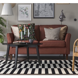 Canapea Ikea Ekholma/Kilanda 2 locuri (Maro-rosu)