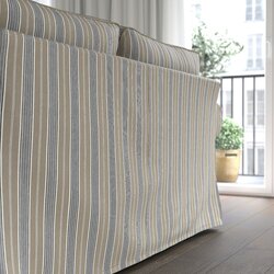 Canapea Ikea Ektorp/Karlshov 2 locuri (Bej/Multicolor) Thumb