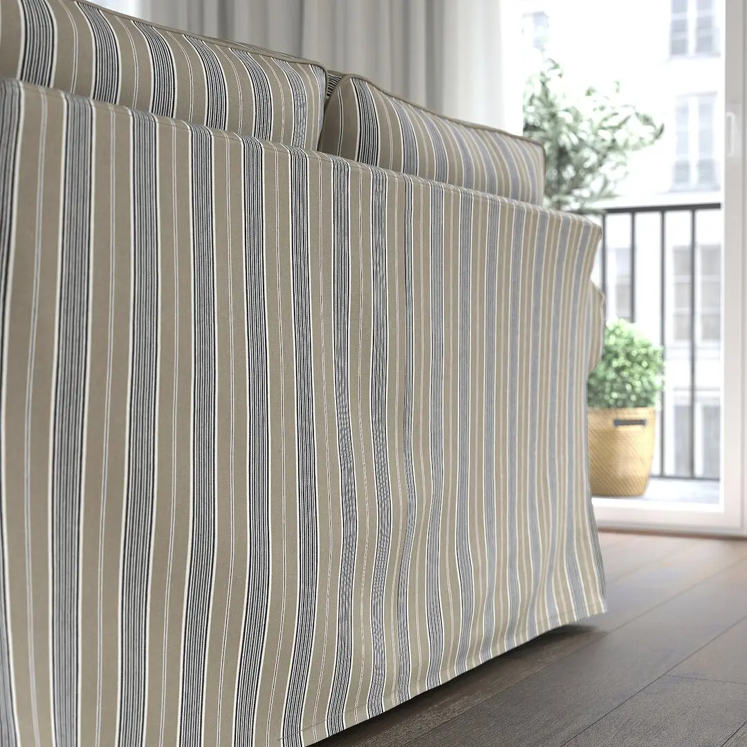 Canapea Ikea Ektorp/Karlshov 2 locuri (Bej/Multicolor)