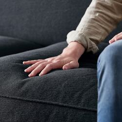 Canapea Ikea Esseboda/Knaback 2 locuri (Antracit/Maro) Thumb