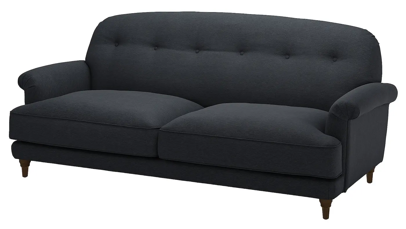 Canapea Ikea Esseboda/Knaback 3 locuri (Antracit/Maro)