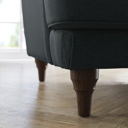 Canapea Ikea Esseboda/Knaback 3 locuri (Antracit/Maro) Thumb