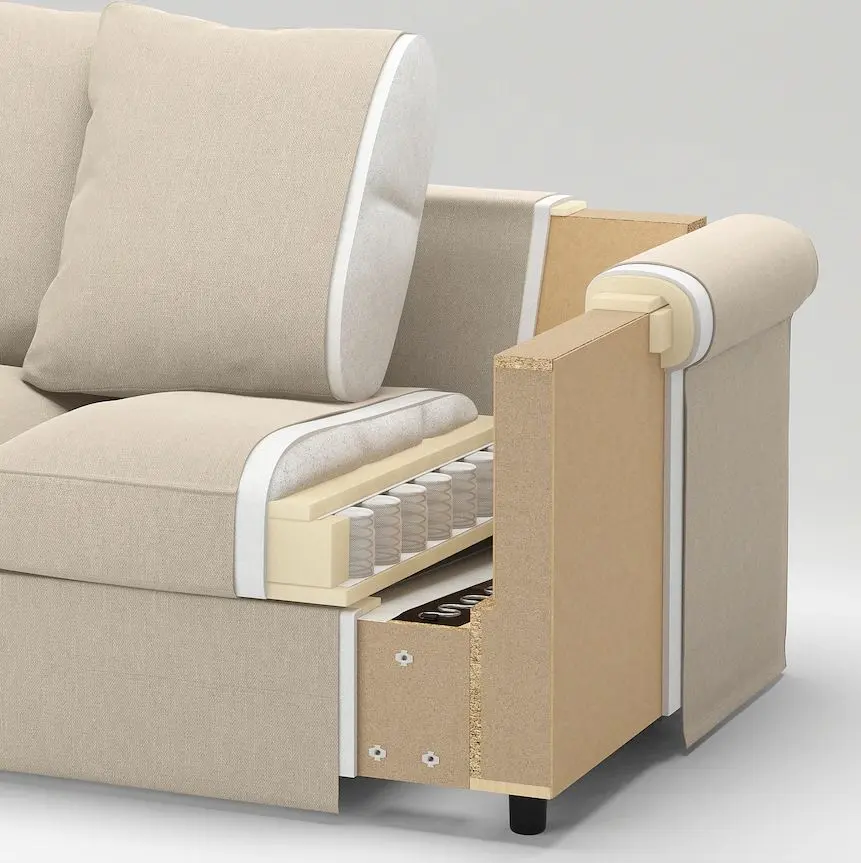 Canapea Ikea Gronlid 3-locuri (Ljungen Gri Mediu) - 9