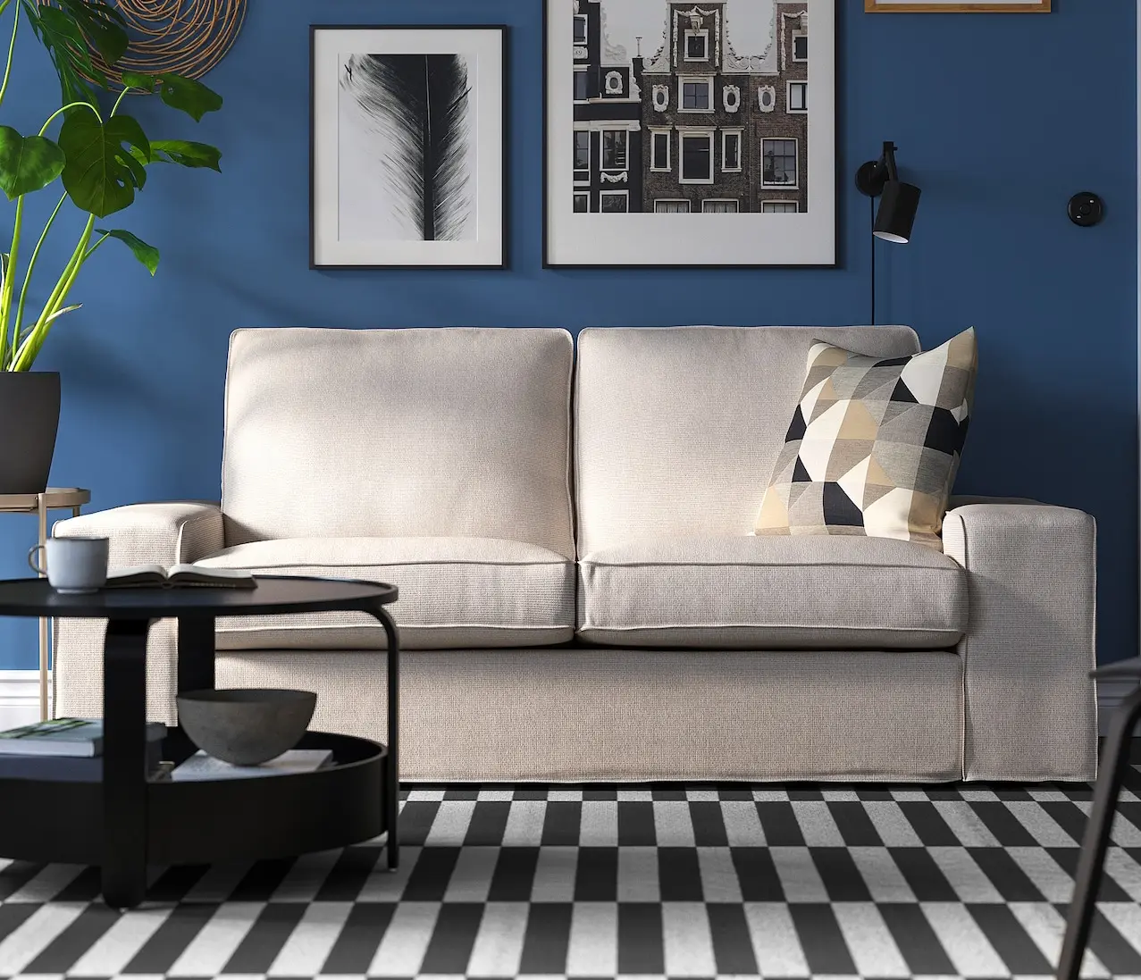 Canapea Ikea Kivik/Tresund 2 locuri (Bej deschis)