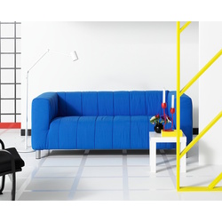 Диван Ikea Klippan/Langban 2-местный (Блестящий синий)