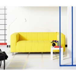 Canapea Ikea Klippan/Langban 2 locuri (Galben neon)
