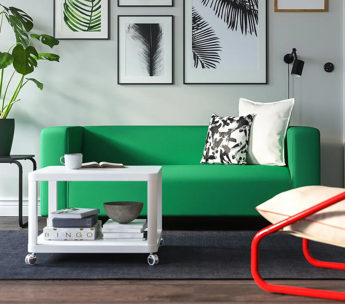 Диван Ikea Klippan/Vissle 2-местный (Зеленый)