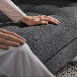 Canapea Ikea Landskrona 2-locuri/Metal (Gunnared Gri Inchis) Thumb