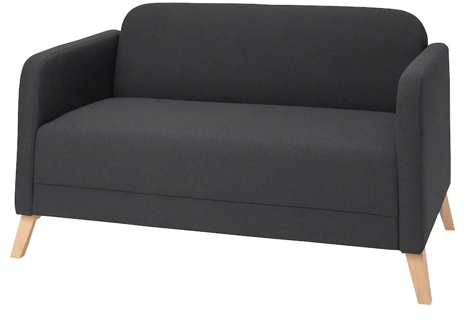 Canapea Ikea Linanas 2-locuri (Vissle Gri Inchis)