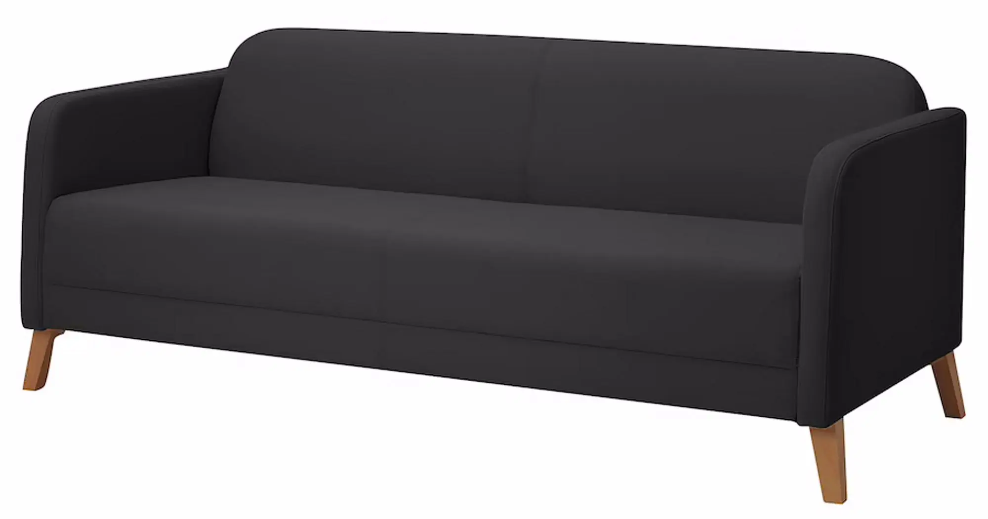 Диван Ikea Linanas 3-местный (Висле Темно-серый)