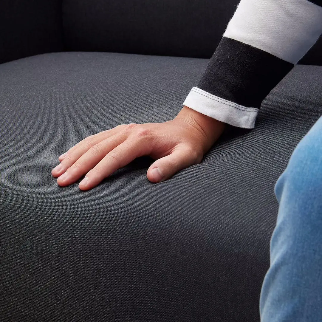 Диван Ikea Linanas 3-местный (Висле Темно-серый)