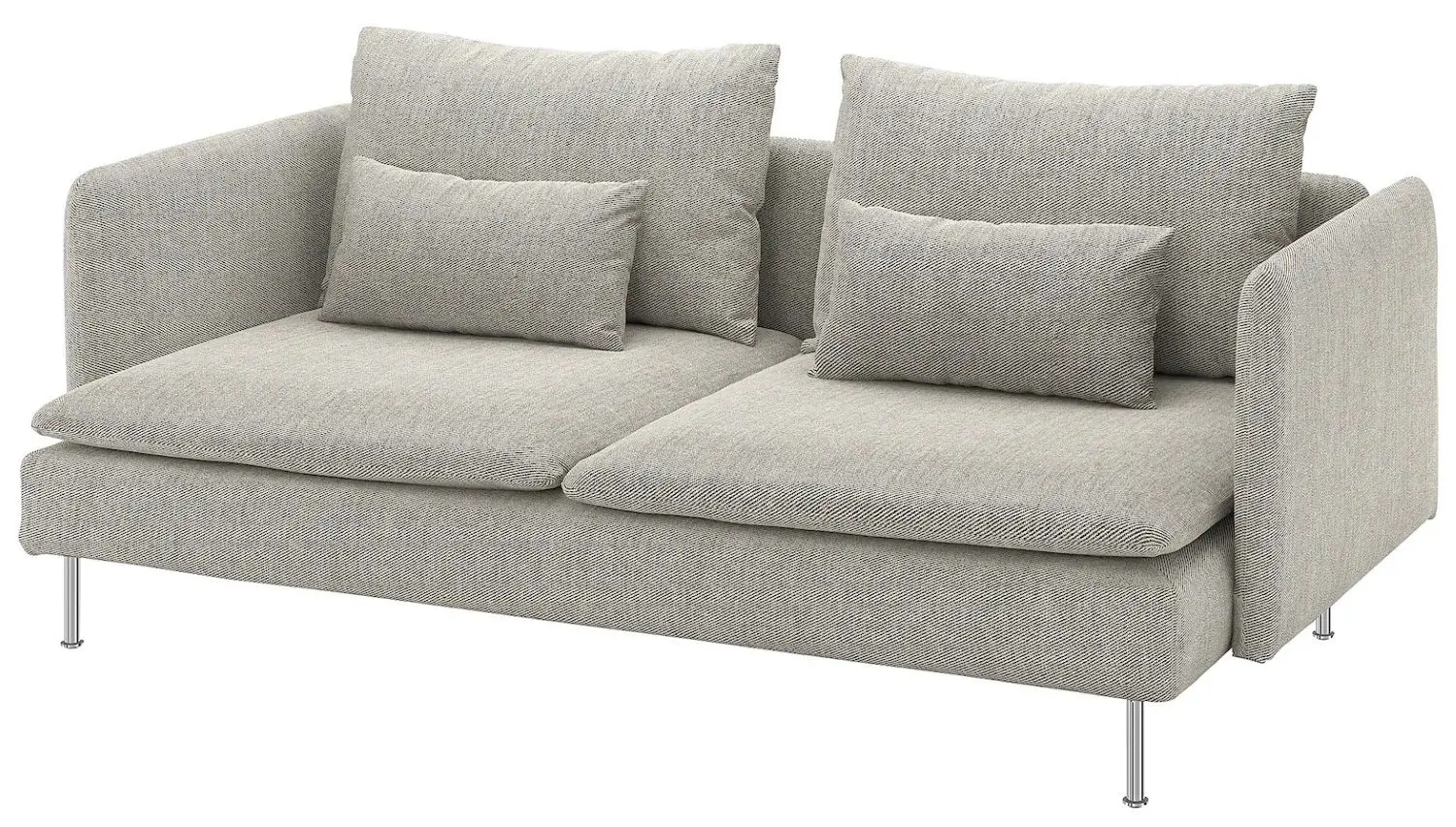 Canapea Ikea Soderhamn 3-locuri (Viarp Bej/Maron)