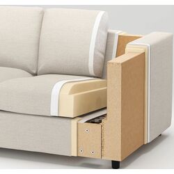 Диван Ikea Vimle 2-местный (Гуннаред Классический серый) Thumb