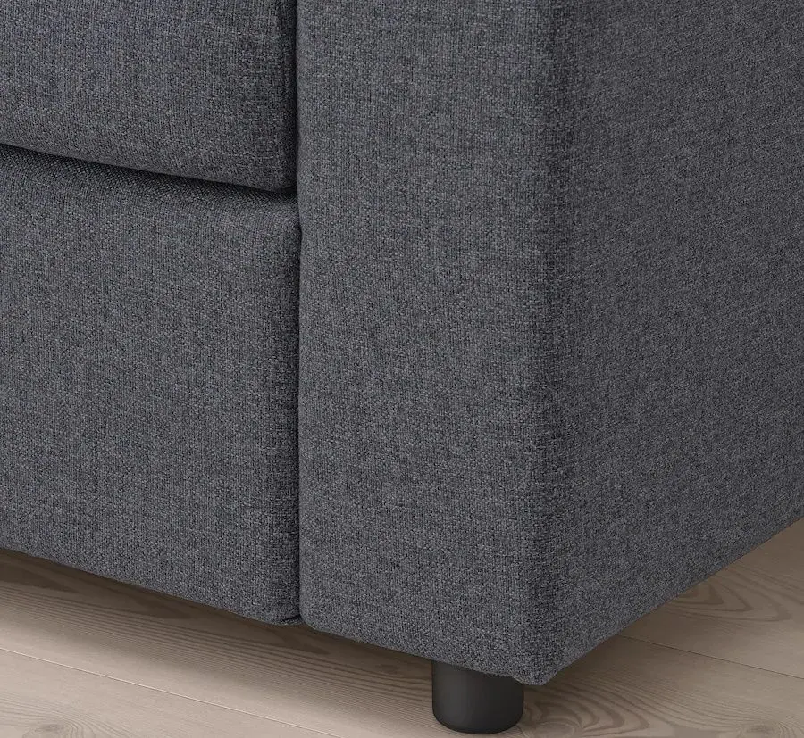 Canapea Ikea Vimle 2-locuri/brate late (Gunnared Gri Mediu)