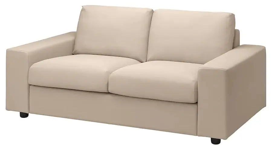 Canapea Ikea Vimle 2-locuri/brate late (Hallarp Bej)