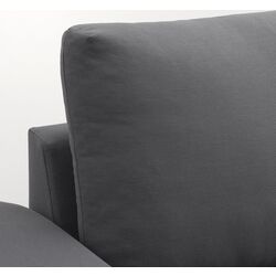 Canapea Ikea Vimle 2-locuri/brate late (Hallarp Gri) Thumb