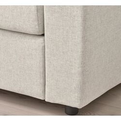 Canapea Ikea Vimle 3-locuri/tetiera/brate late (Gunnared Bej) Thumb