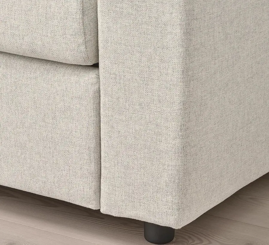 Canapea Ikea Vimle 3-locuri/tetiera/brate late (Gunnared Bej)