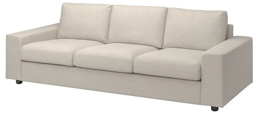 Canapea Ikea Vimle 3-locuri/brate late (Gunnared Bej)