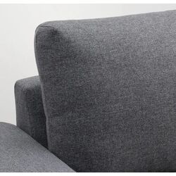 Canapea Ikea Vimle 3-locuri/brate late (Gunnared Gri Mediu) Thumb