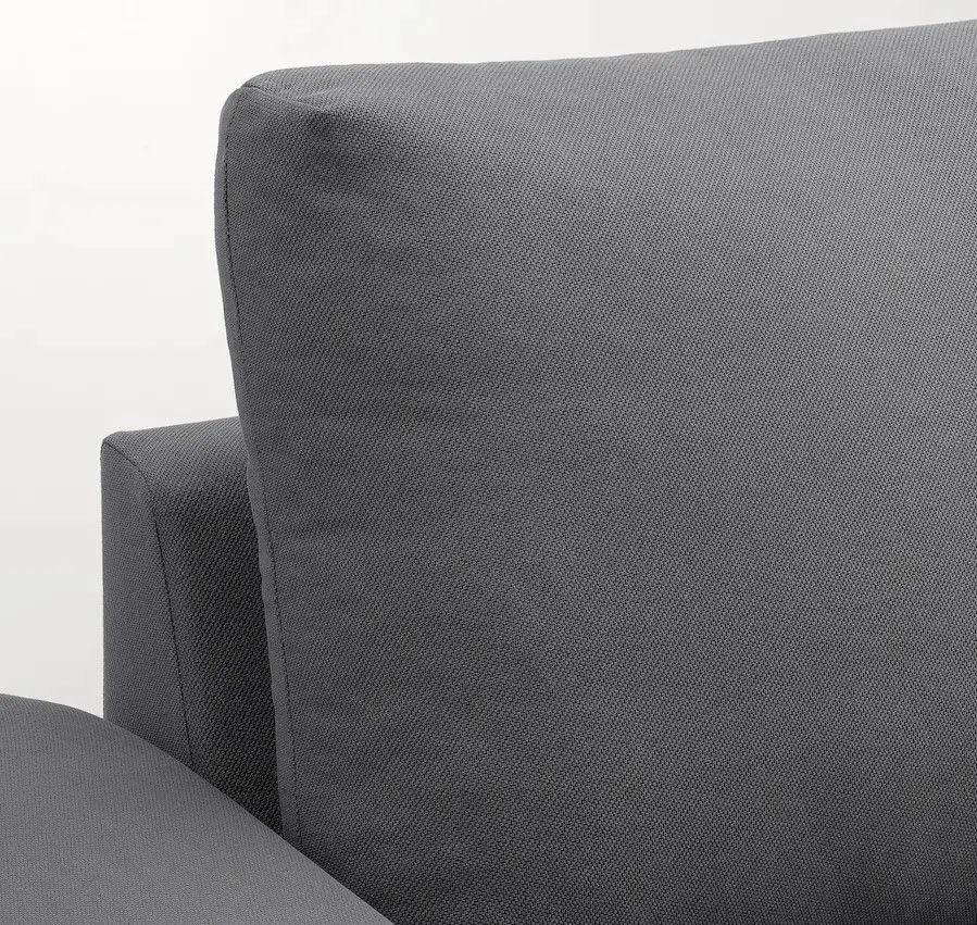 Canapea Ikea Vimle 3-locuri/brate late (Hallarp Gri)