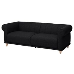 Диван Ikea Viskafors 3-местный (Лейде Антрацит/Береза)