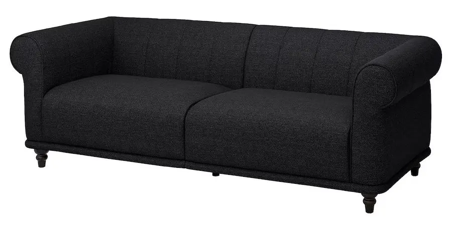 Canapea Ikea Viskafors 3-locuri (Lejde Antracit/Maro)