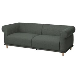 Диван Ikea Viskafors 3-местный (Лейде Серый/Зеленый/Береза)