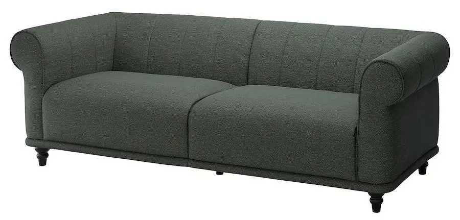 Canapea Ikea Viskafors 3-locuri (Lejde Gri/Verde/Maro)