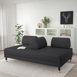 Диван раскладной Ikea Flottebo 120 cm (Виссле Темно-серый) Thumb