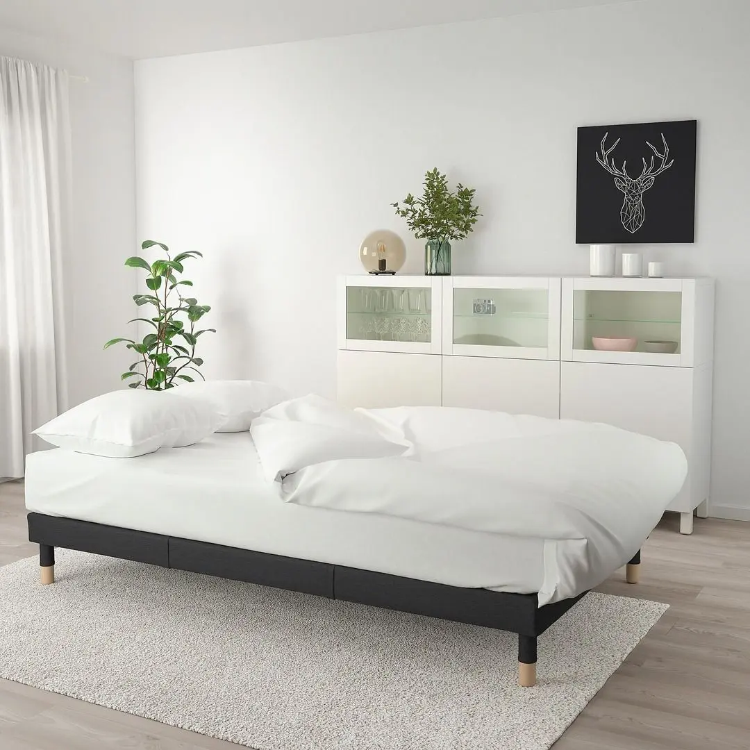 Диван раскладной Ikea Flottebo 120 cm (Виссле Темно-серый) - 3