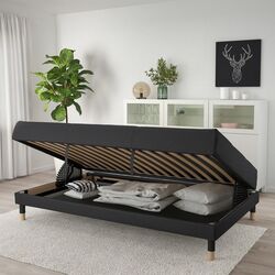 Диван раскладной Ikea Flottebo 120 cm (Виссле Темно-серый) Thumb