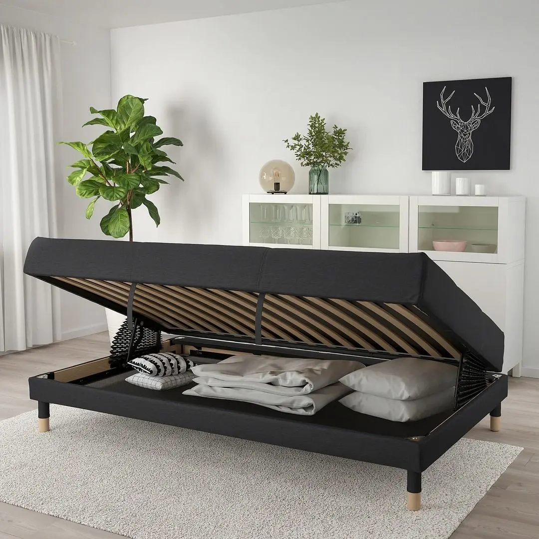 Диван раскладной Ikea Flottebo 120 cm (Виссле Темно-серый) - 5