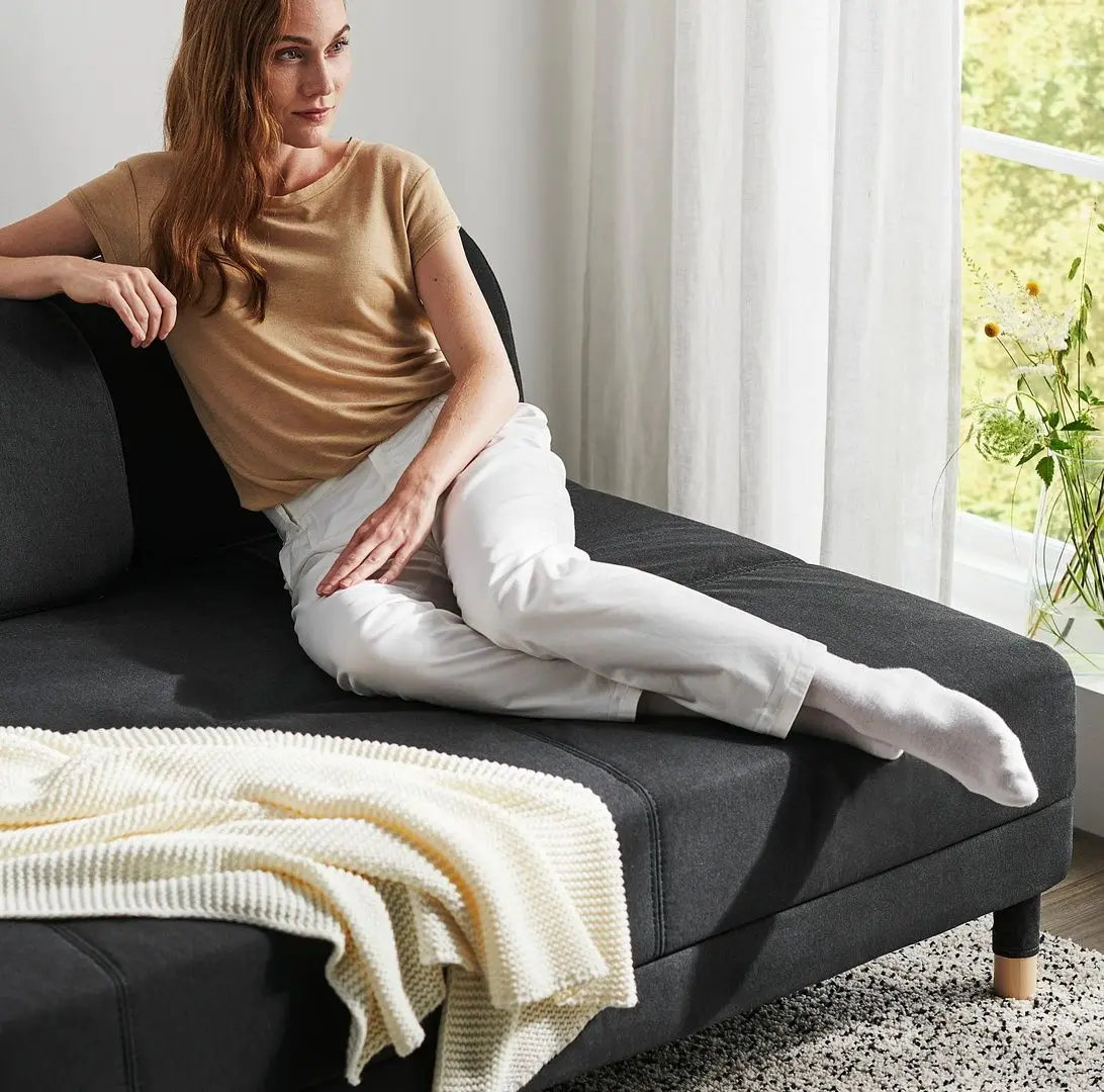 Диван раскладной Ikea Flottebo 120 cm (Виссле Темно-серый) - 8