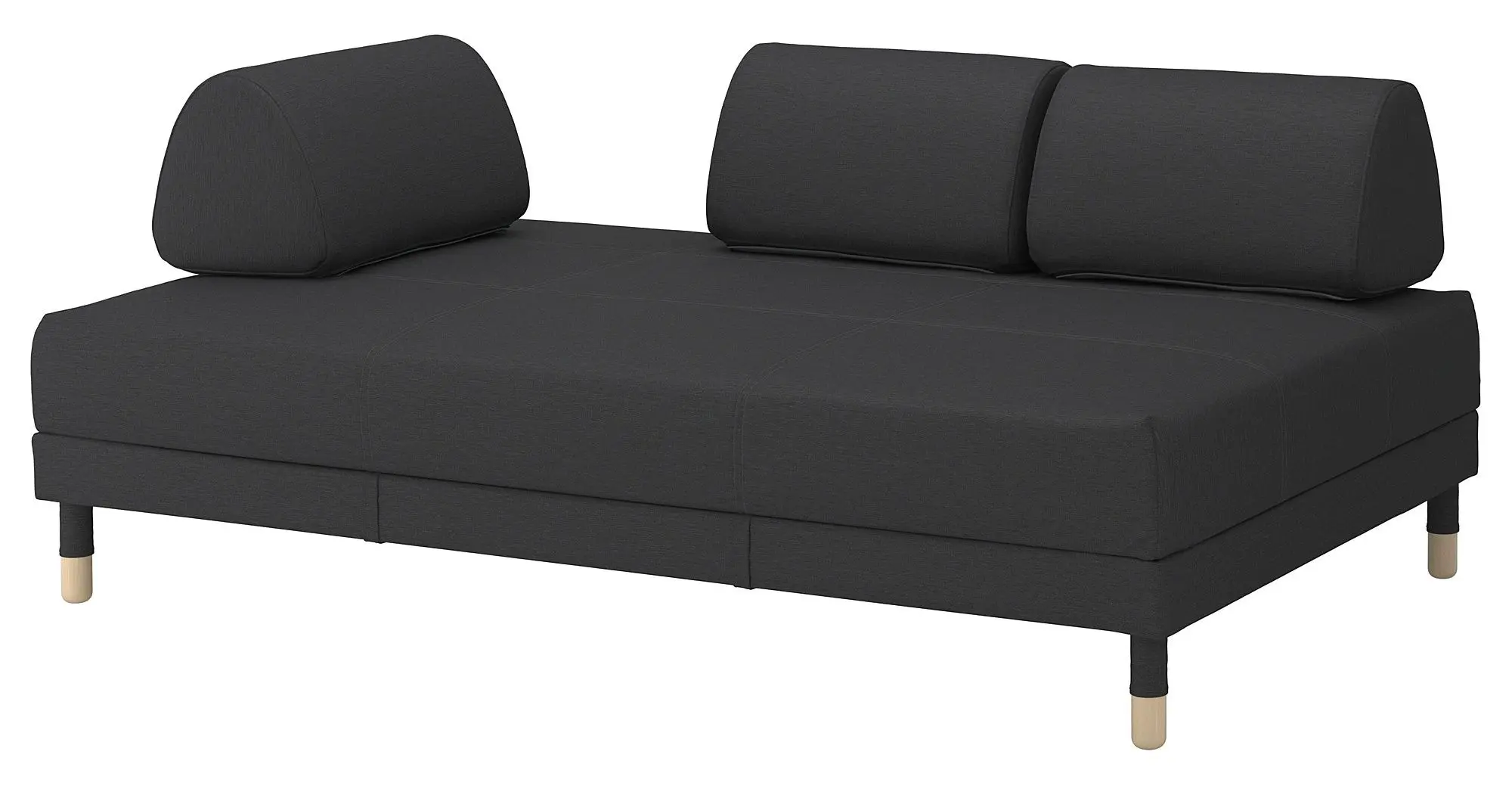 Диван раскладной Ikea Flottebo 120 cm (Виссле Темно-серый)