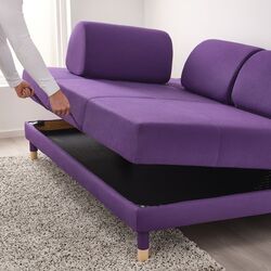 Диван раскладной Ikea Flottebo 120 (Висле Фиолетовый) Thumb