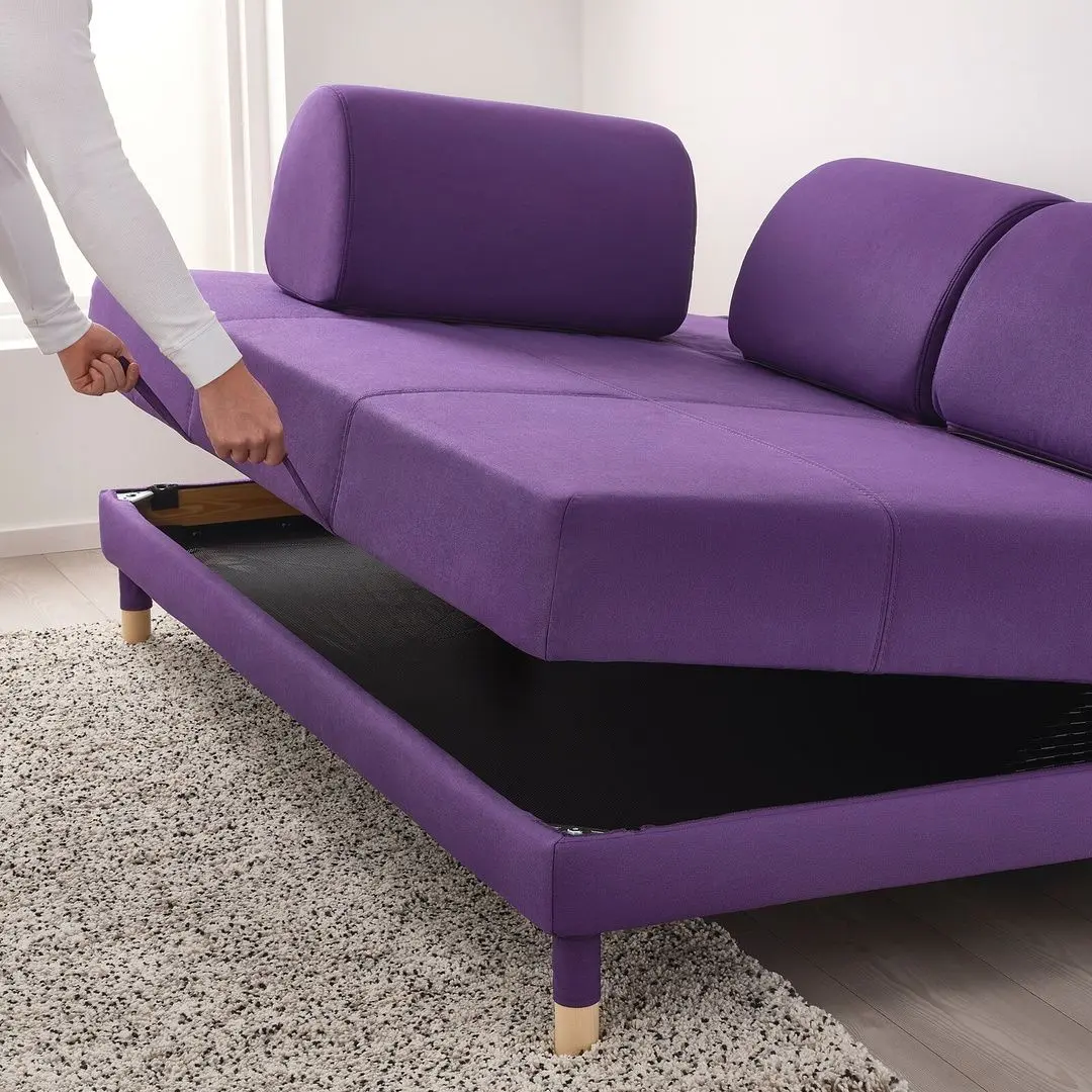 Диван раскладной Ikea Flottebo 120 (Висле Фиолетовый) - 5