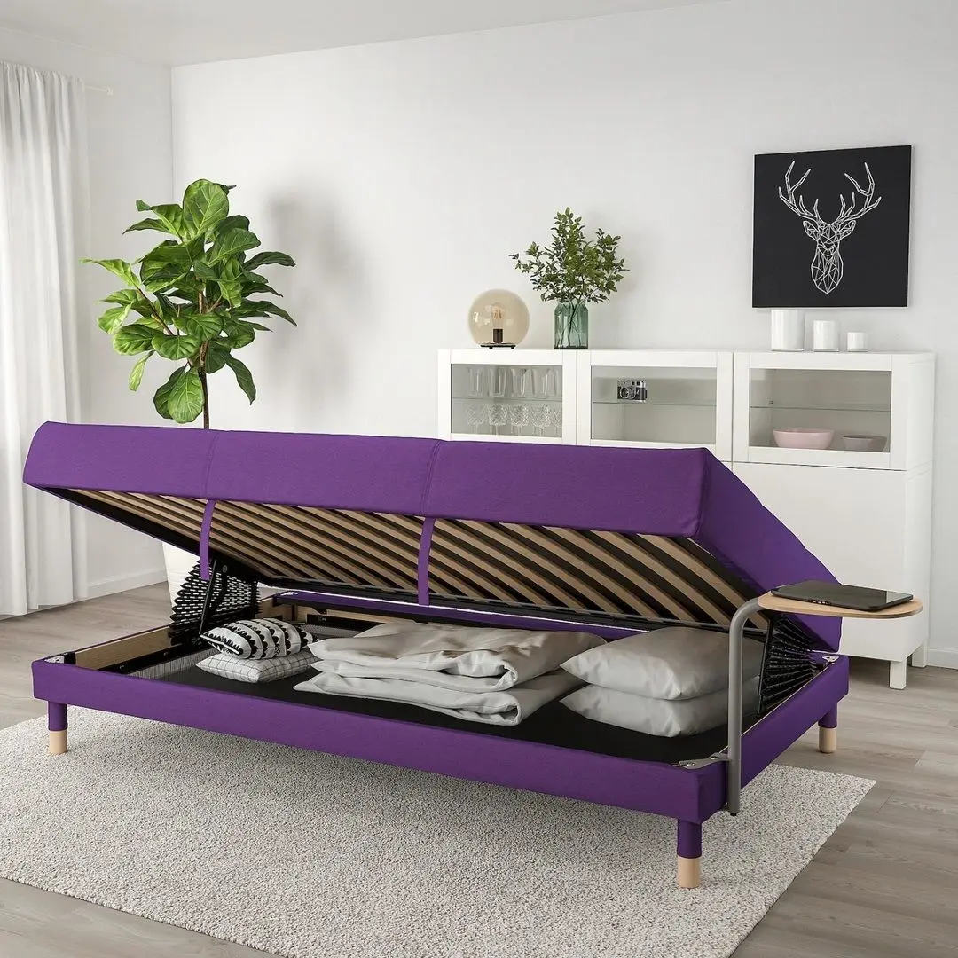 Диван раскладной Ikea Flottebo со столиком 120см (Висле Фиолетовый) - 2