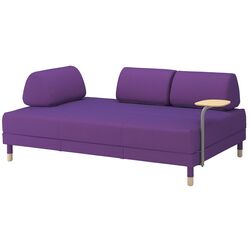 Диван раскладной Ikea Flottebo со столиком 120см (Висле Фиолетовый)