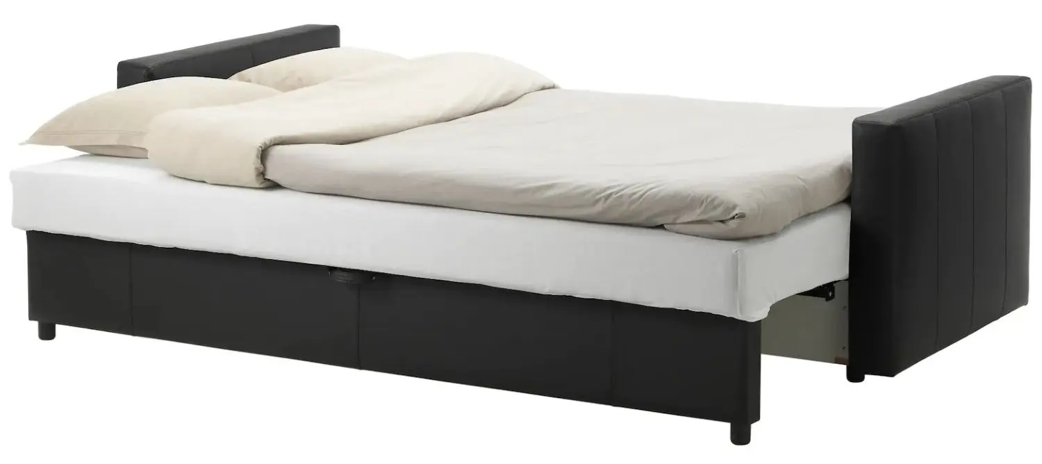 Canapea extensibila Ikea Friheten 3-locuri (Bomstad Negru)