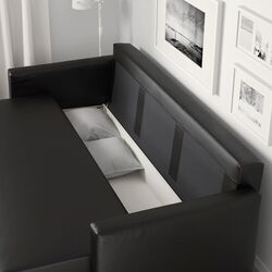 Canapea extensibila Ikea Friheten 3-locuri (Bomstad Negru) Thumb