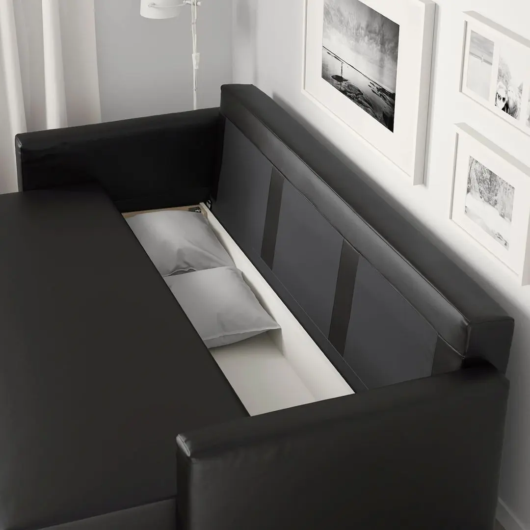 Canapea extensibila Ikea Friheten 3-locuri (Bomstad Negru)