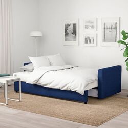 Canapea extensibila Ikea Friheten 3-locuri (Skiftebo Albastru) Thumb
